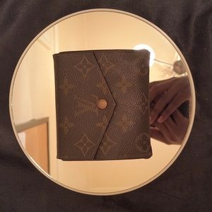 Authentic LV Monogram Double Snap Wallet
